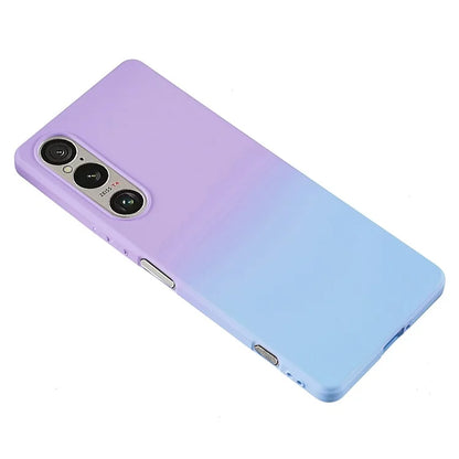 For Sony Xperia 1 VI TPU Case Cute Gradient Color Phone Cover