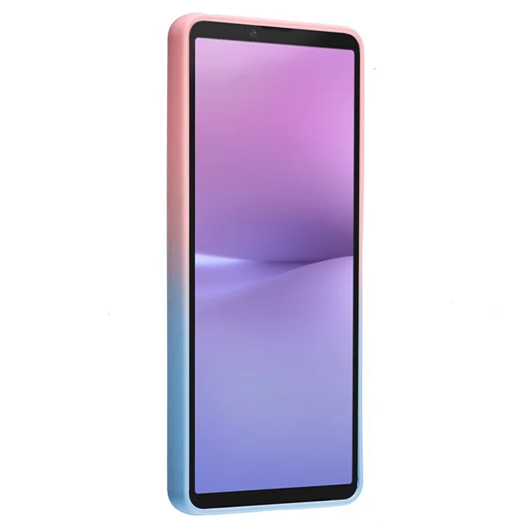 For Sony Xperia 10 V Case Soft TPU Anti-Drop Phone Cover Two-Color Gradient