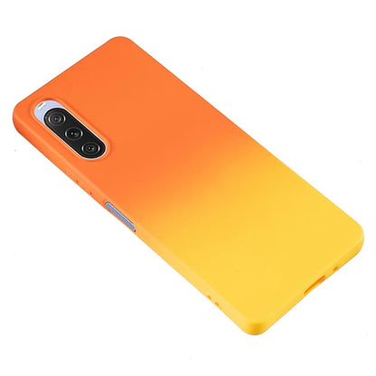 For Sony Xperia 10 V Case Soft TPU Anti-Drop Phone Cover Two-Color Gradient