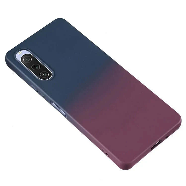 For Sony Xperia 10 V Case Soft TPU Anti-Drop Phone Cover Two-Color Gradient