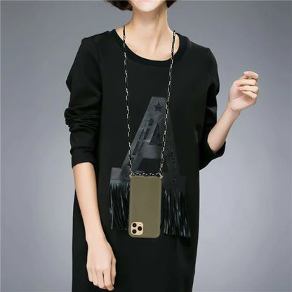 For iPhone 16 Pro Max Case Wheat Straw+TPU Phone Cover with Lanyard Eco Friendly Zero Waste