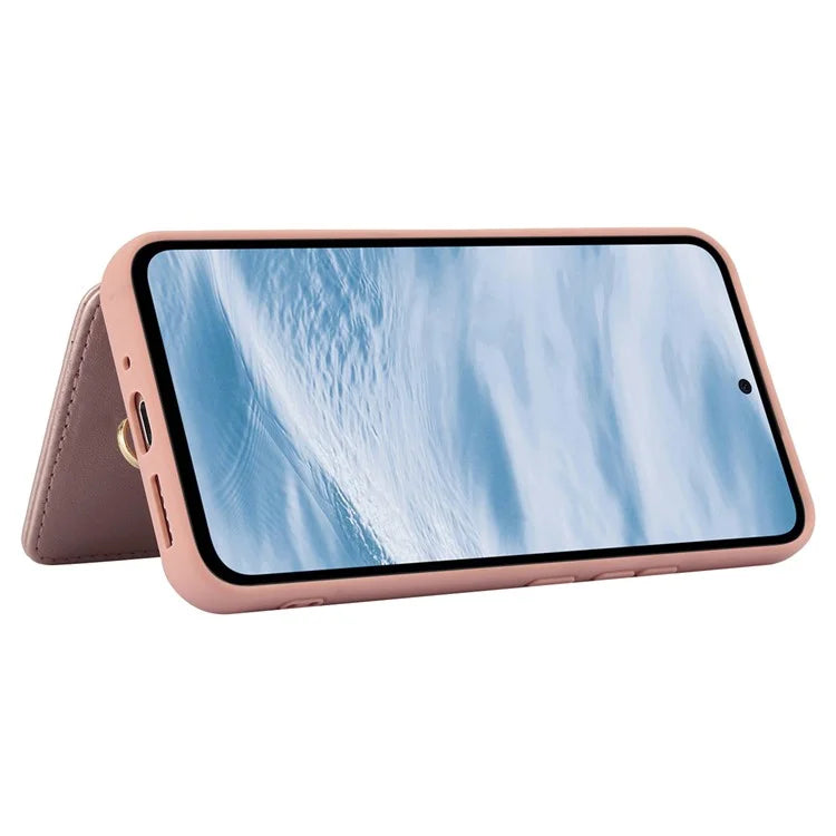 SY-001 For Samsung Galaxy A55 5G Case Leather+TPU Crossbody Phone Cover Card Slots