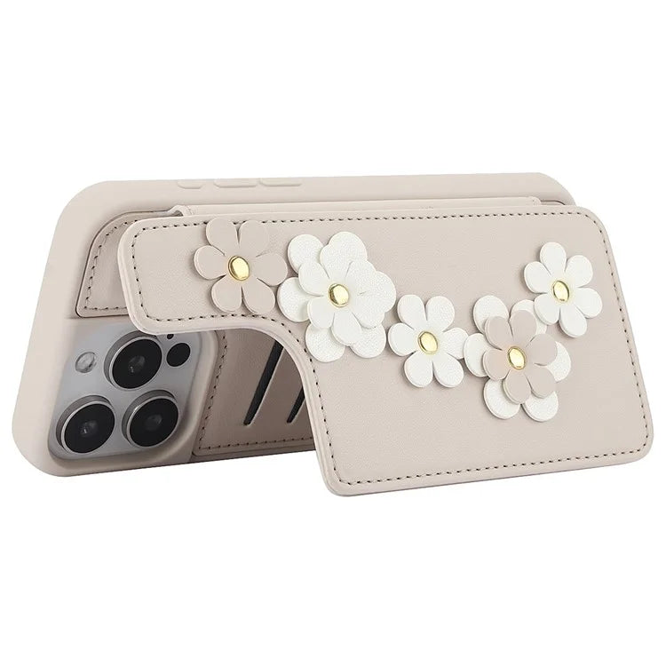 SY-001 For iPhone 15 Pro Max Case Leather Back Phone Cover with Hand Strap + Shoulder Strap