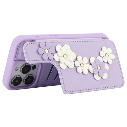 SY-001 For iPhone 15 Pro Max Case Leather Back Phone Cover with Hand Strap + Shoulder Strap