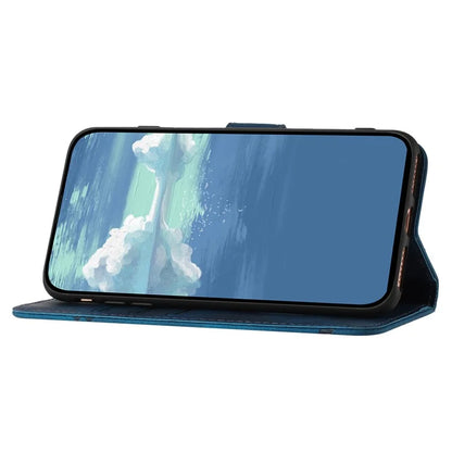 YX0040 For iPhone 16 Pro Leather Case Geometry Pattern Wallet Phone Cover
