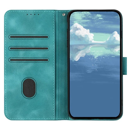 YX0040 For iPhone 16 Pro Leather Case Geometry Pattern Wallet Phone Cover