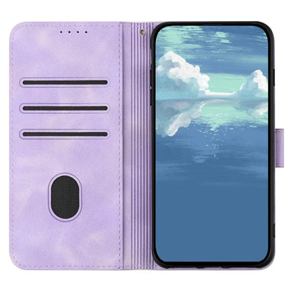 YX0040 For iPhone 16 Pro Leather Case Geometry Pattern Wallet Phone Cover