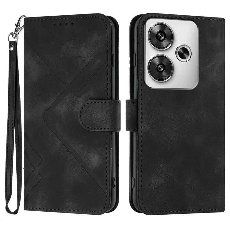 YX0040 For Xiaomi Redmi Turbo 3 5G / Poco F6 5G Case Wallet PU Leather Phone Cover