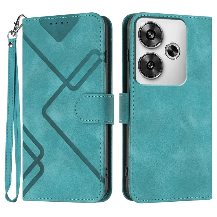 YX0040 For Xiaomi Redmi Turbo 3 5G / Poco F6 5G Case Wallet PU Leather Phone Cover
