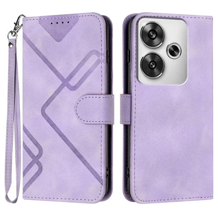 YX0040 For Xiaomi Redmi Turbo 3 5G / Poco F6 5G Case Wallet PU Leather Phone Cover