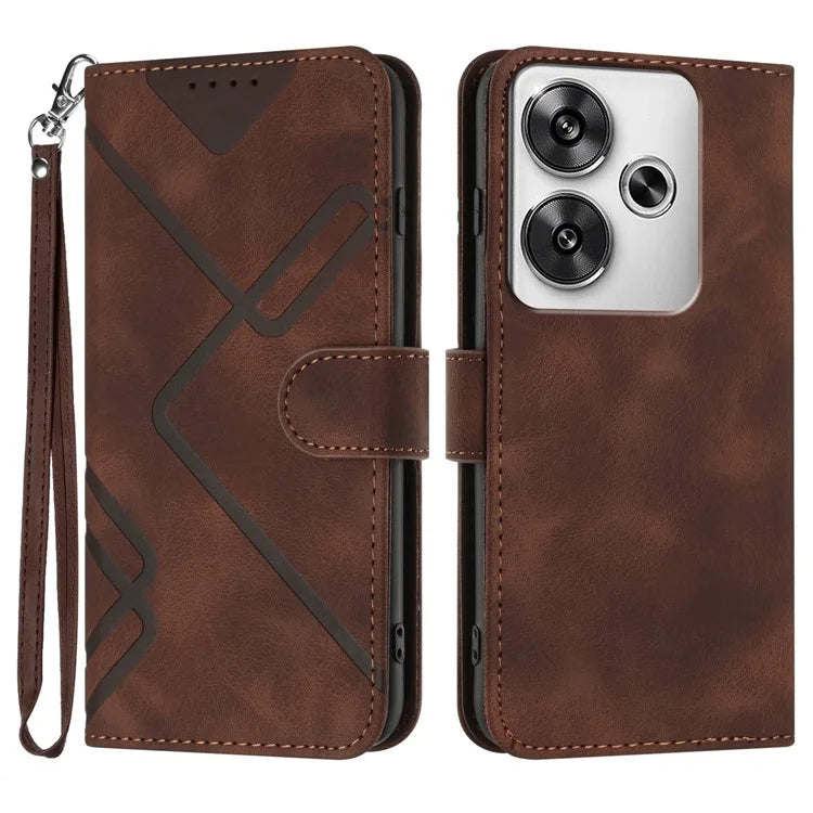 YX0040 For Xiaomi Redmi Turbo 3 5G / Poco F6 5G Case Wallet PU Leather Phone Cover