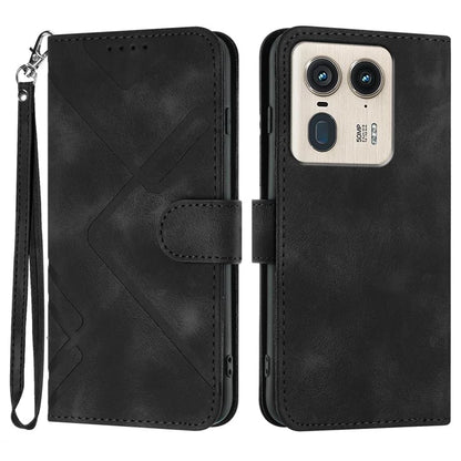 YX0040 For Motorola Edge 50 Ultra 5G / Moto X50 Ultra 5G Case Geometric Leather Phone Cover