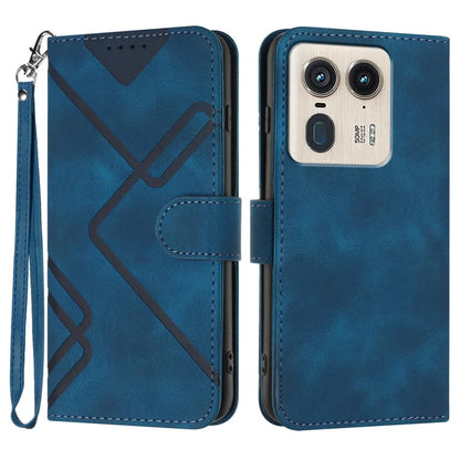 YX0040 For Motorola Edge 50 Ultra 5G / Moto X50 Ultra 5G Case Geometric Leather Phone Cover