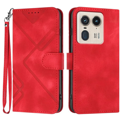 YX0040 For Motorola Edge 50 Ultra 5G / Moto X50 Ultra 5G Case Geometric Leather Phone Cover