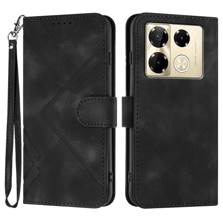 YX0040 For Infinix Note 40 Pro 4G / 5G / Note 40 Pro+ Leather Case Wallet Phone Cover