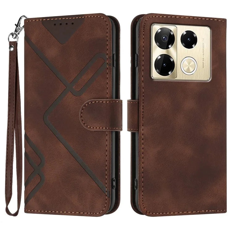 YX0040 For Infinix Note 40 Pro 4G / 5G / Note 40 Pro+ Leather Case Wallet Phone Cover