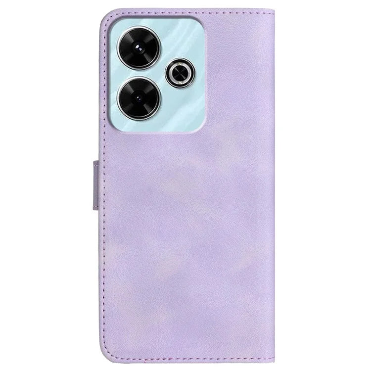 YX0030 For Xiaomi Redmi 13 5G / 13 4G Case Smile Imprinted Wallet PU Leather Flip Cover
