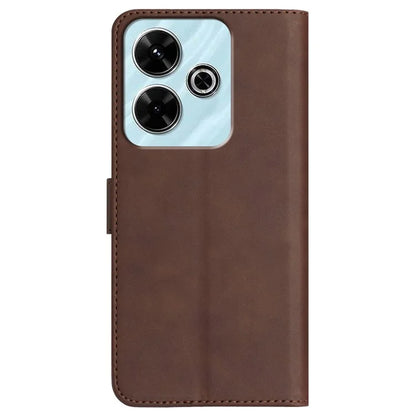 YX0030 For Xiaomi Redmi 13 5G / 13 4G Case Smile Imprinted Wallet PU Leather Flip Cover