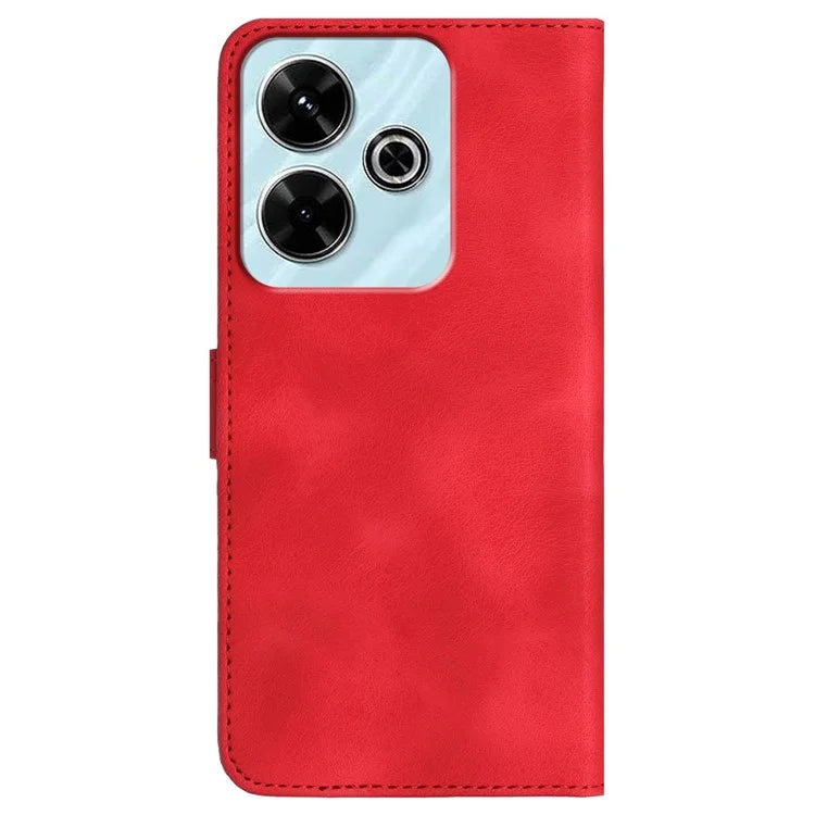 YX0030 For Xiaomi Redmi 13 5G / 13 4G Case Smile Imprinted Wallet PU Leather Flip Cover