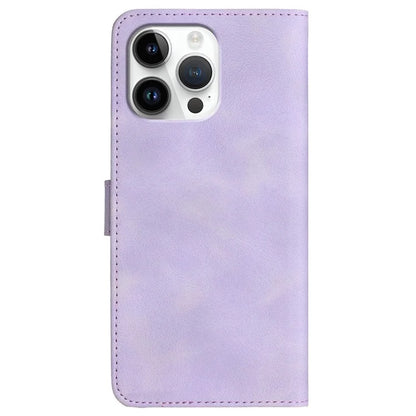 YX0030 For iPhone 16 Pro Max Case PU Leather Wallet Phone Cover Smile Letter
