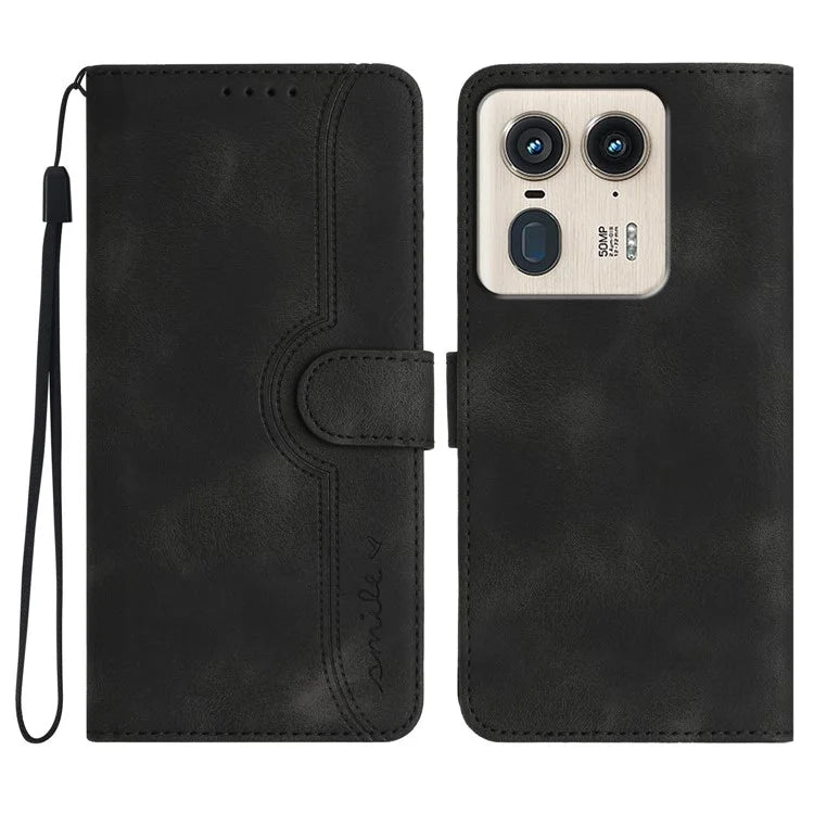 YX0030 For Motorola Edge 50 Ultra 5G / Moto X50 Ultra 5G Case PU Leather Flip Phone Cover