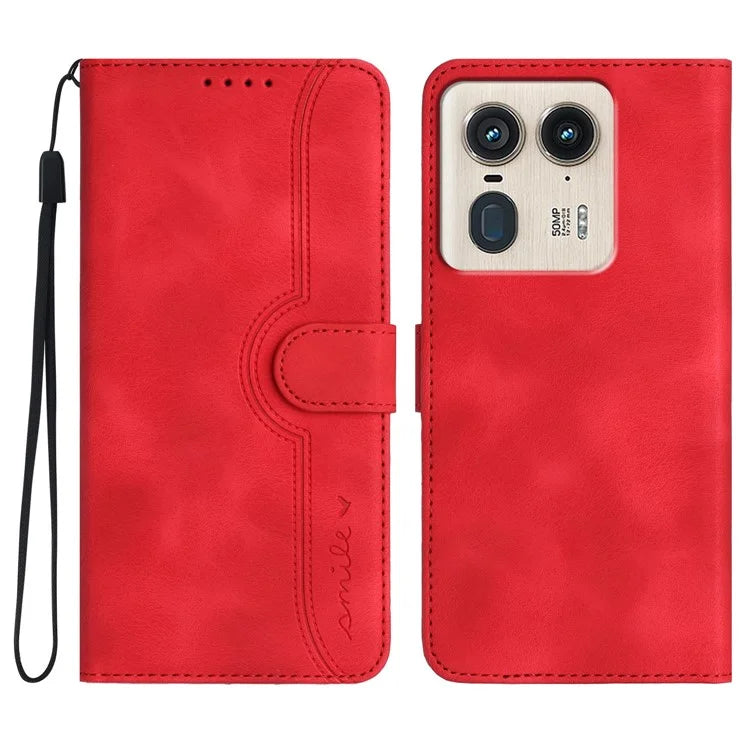 YX0030 For Motorola Edge 50 Ultra 5G / Moto X50 Ultra 5G Case PU Leather Flip Phone Cover