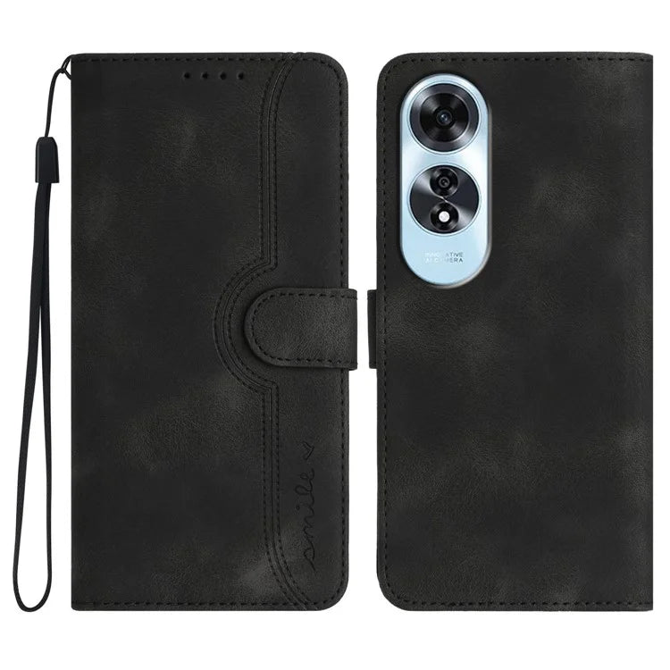 YX0030 For Oppo A60 4G Case Leather Phone Cover Stand Function