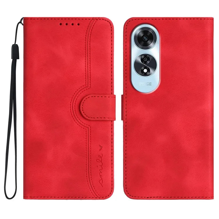 YX0030 For Oppo A60 4G Case Leather Phone Cover Stand Function