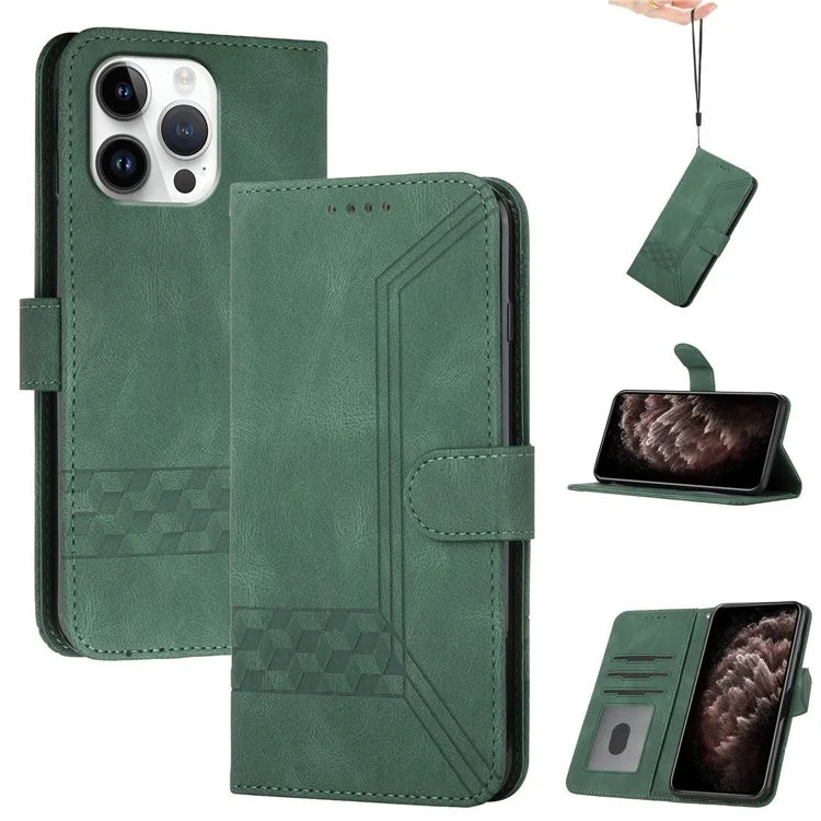 YX0010 Series for iPhone 16 Pro Case Skin-Touch Texture Leather Phone Cover