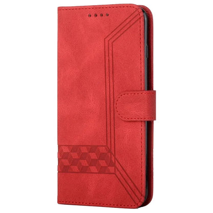YX0010 Series for Honor 200 Lite Case Leather Phone Cover Rhombus Lines Pattern