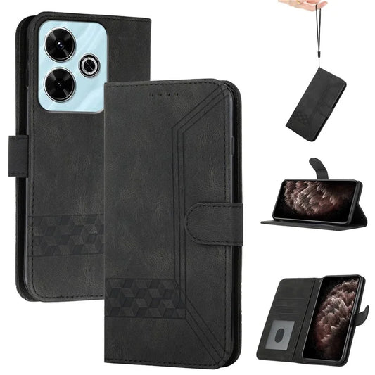 YX0010 Series for Xiaomi Redmi 13 5G / 13 4G Case Leather Phone Cover Skin-Touch Feeling
