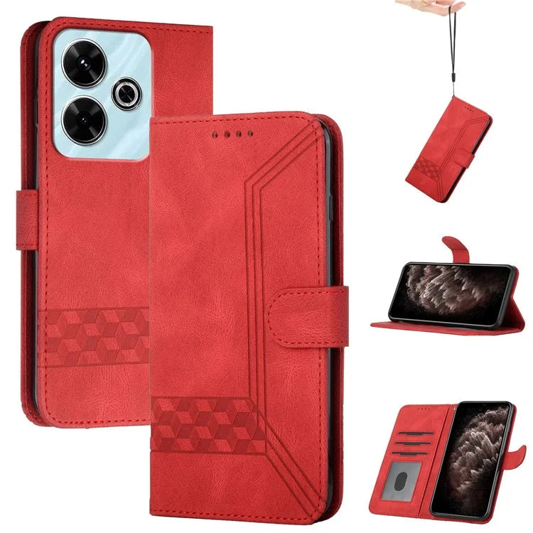 YX0010 Series for Xiaomi Redmi 13 5G / 13 4G Case Leather Phone Cover Skin-Touch Feeling