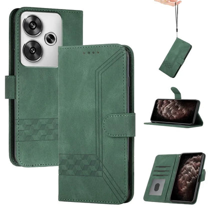 YX0010 Series for Xiaomi Redmi Turbo 3 5G / Poco F6 5G Case Leather Phone Cover with Strap