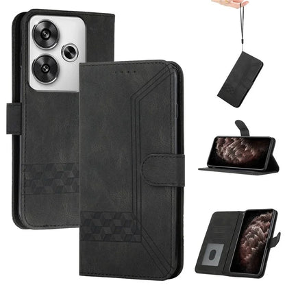 YX0010 Series for Xiaomi Redmi Turbo 3 5G / Poco F6 5G Case Leather Phone Cover with Strap