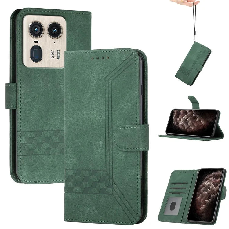 YX0010 Series for Motorola Edge 50 Ultra 5G / Moto X50 Ultra 5G Leather Case Wallet Phone Cover