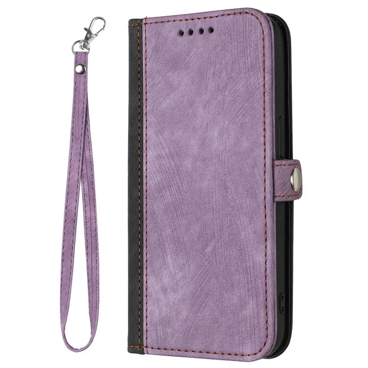 YX0020 For Honor 200 5G Case Shockproof Leather Phone Cover with Hand Strap