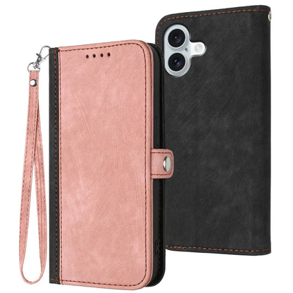 YX0020 For iPhone 16 Plus Case Skin Touch Texture Leather Wallet Phone Cover