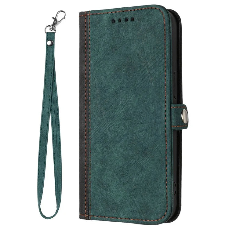 YX0020 For iPhone 16 Plus Case Skin Touch Texture Leather Wallet Phone Cover