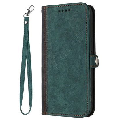 YX0020 For iPhone 16 Plus Case Skin Touch Texture Leather Wallet Phone Cover
