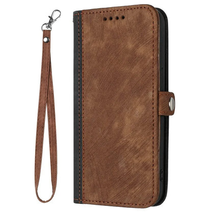 YX0020 For iPhone 16 Plus Case Skin Touch Texture Leather Wallet Phone Cover