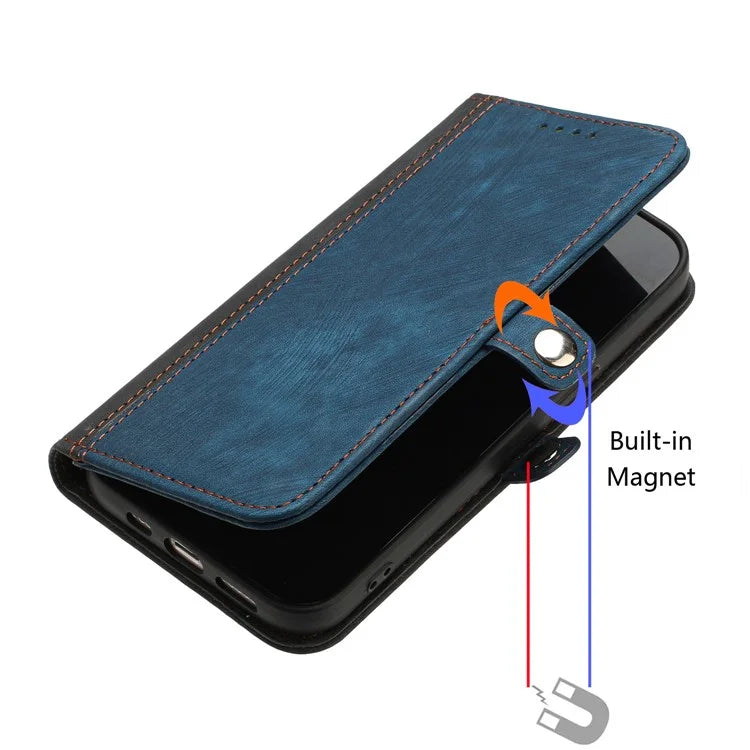 YX0020 For iPhone 16 Plus Case Skin Touch Texture Leather Wallet Phone Cover