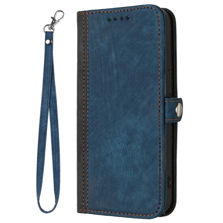 YX0020 For iPhone 16 Plus Case Skin Touch Texture Leather Wallet Phone Cover