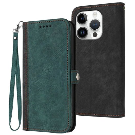 YX0020 For iPhone 16 Pro Max Case Phone Leather Cover Dual Magnetic Clasps