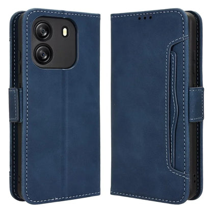 For Blackview Wave 6C Case Folio Stand Leather Phone Cover with Multiple Card Slots