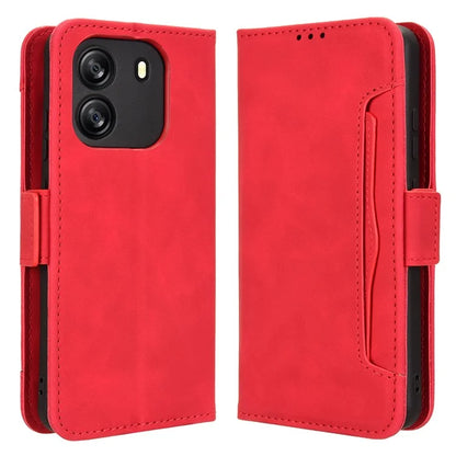 For Blackview Wave 6C Case Folio Stand Leather Phone Cover with Multiple Card Slots