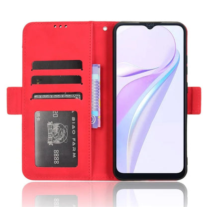 For Blackview Wave 6C Case Folio Stand Leather Phone Cover with Multiple Card Slots