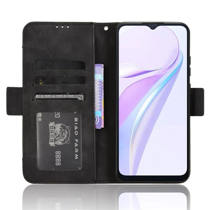 For Blackview Wave 6C Case Folio Stand Leather Phone Cover with Multiple Card Slots
