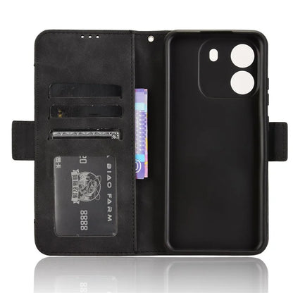 For Blackview Wave 6C Case Folio Stand Leather Phone Cover with Multiple Card Slots