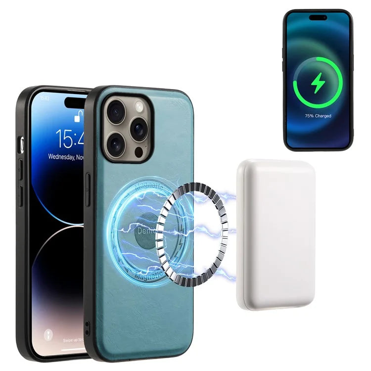 DENIOR D12 For iPhone 16 Pro Max Case Compatible with Magsafe Hybrid TPU+PC Phone Shell