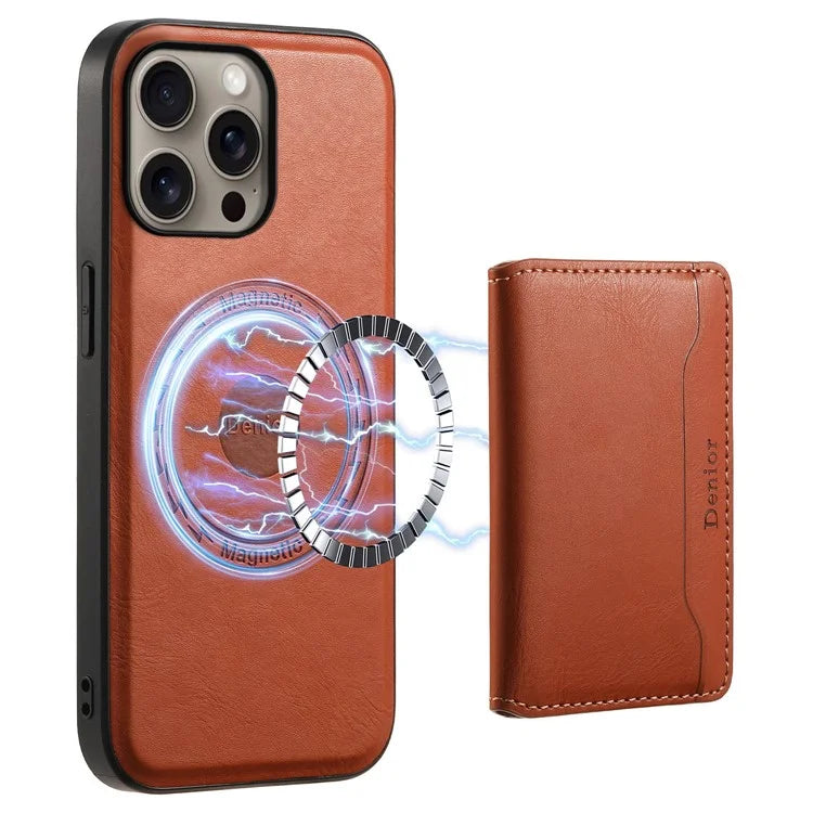 DENIOR D12 For iPhone 16 Pro Max Case Compatible with Magsafe Hybrid TPU+PC Phone Shell